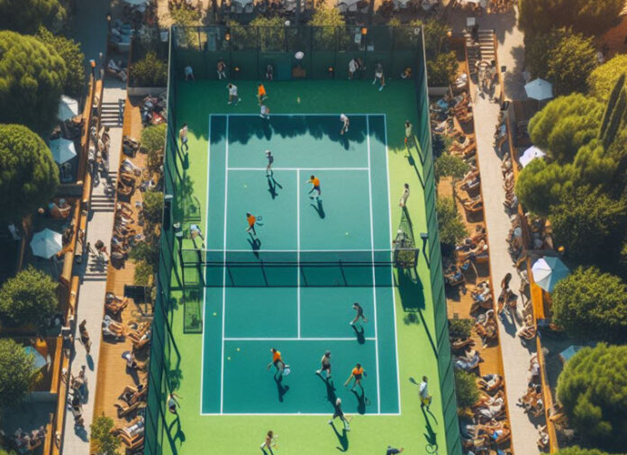 padel tennis court