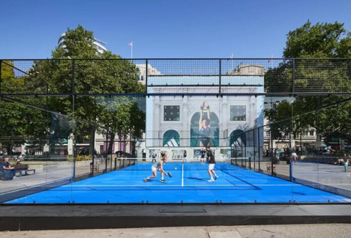 padel court in marble arch