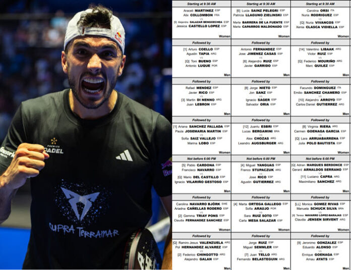 order of play wednesday in rotterdam