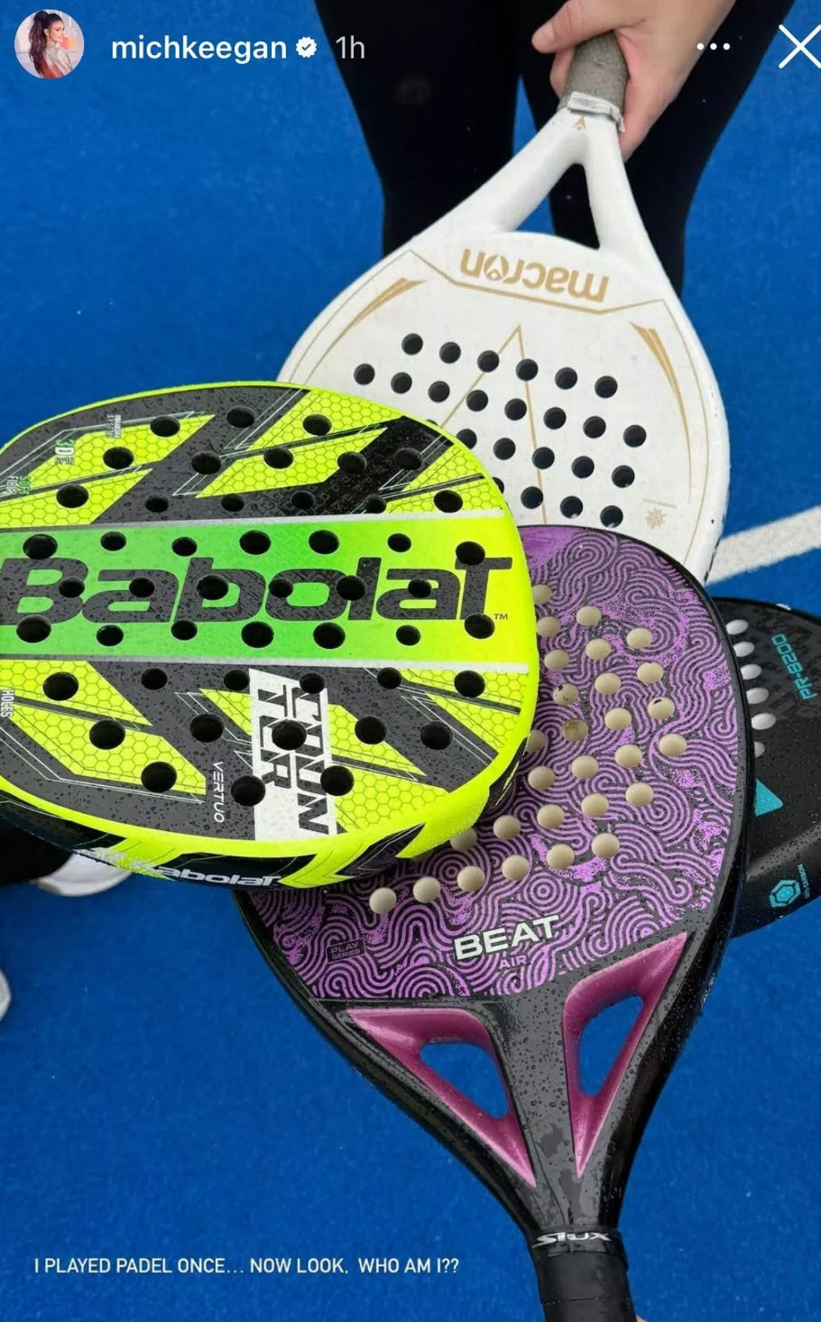 Michelle Keegan Embraces The Padel Craze With A Racket Designed For Female Athletes