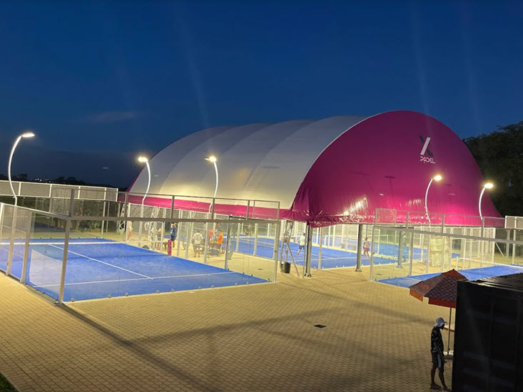 Indoor And Outdoor Padel Court