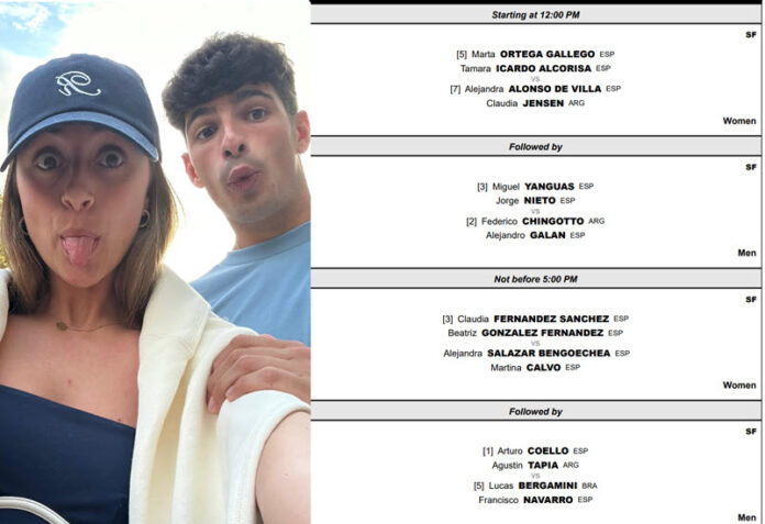 Order Of Play Coello