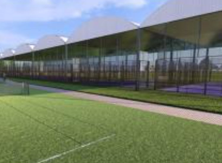 Tauntons First Ever Public Use Padel Courts Are Set To Open With The Development Of Six Panoramic Padel Courts Being Built On The Queens College Campus